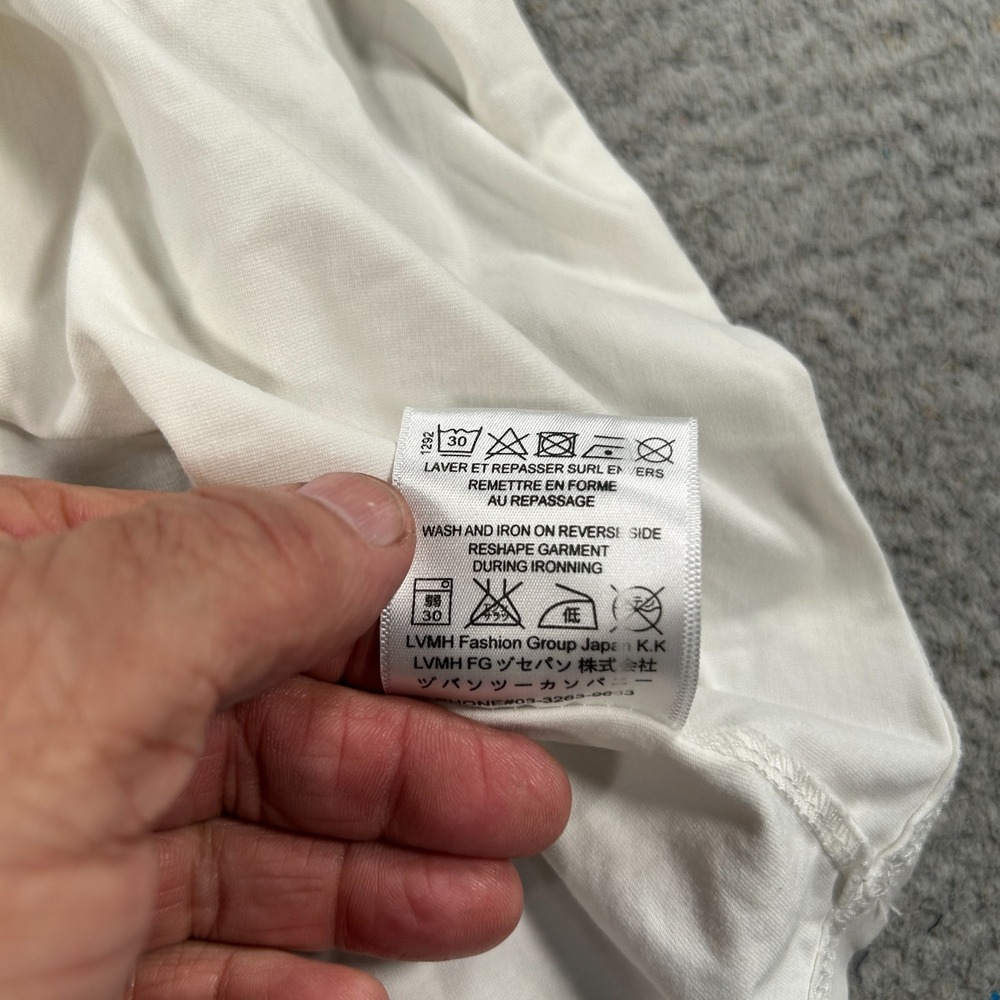 Dior White Short Sleeve Logo T-Shirt - Picture 3 of 12